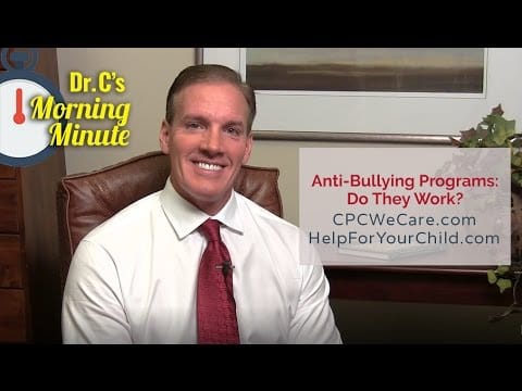 Anti Bullying Programs: Do They Work? -  Dr  C's Morning Minute 133
