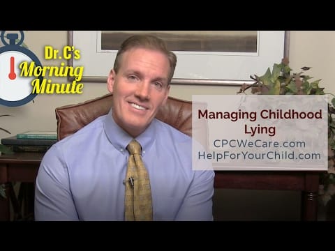 Managing Childhood Lying: Dr. C's Morning Minute 151