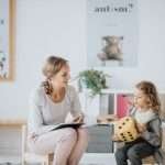 A young girl is evaluated for Autism.